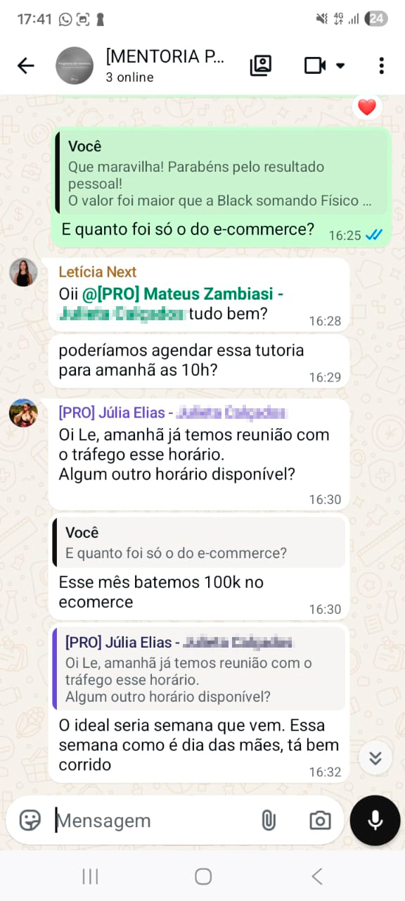 Depoimento de aluno Next